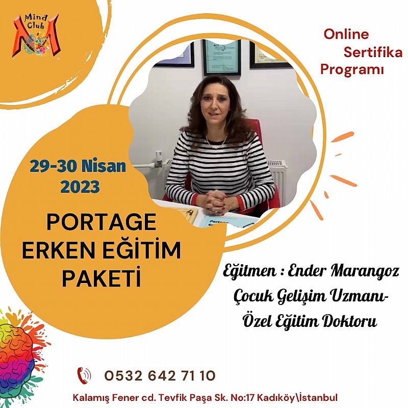 “Portage Erken Eğitim Paketi” Sertifika Programı