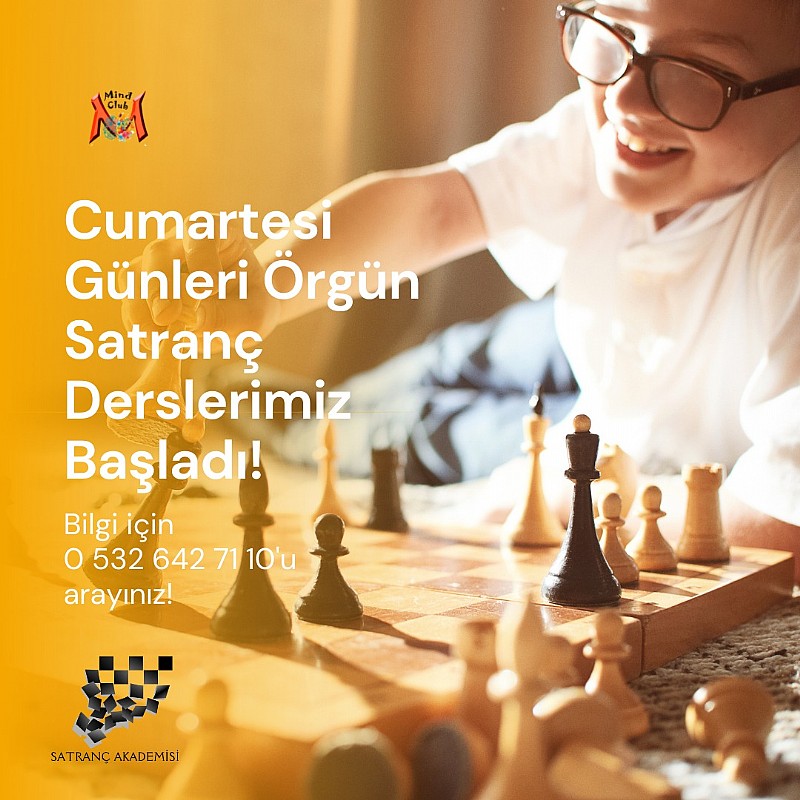 ÖRGÜN SATRANÇ DERSLERİ BAŞLADI.